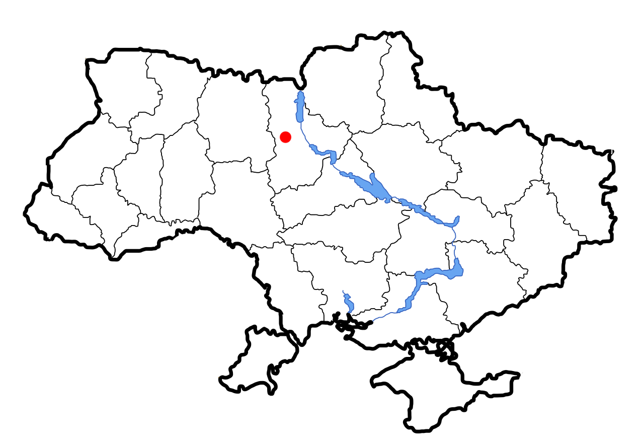 Map of Ukraine